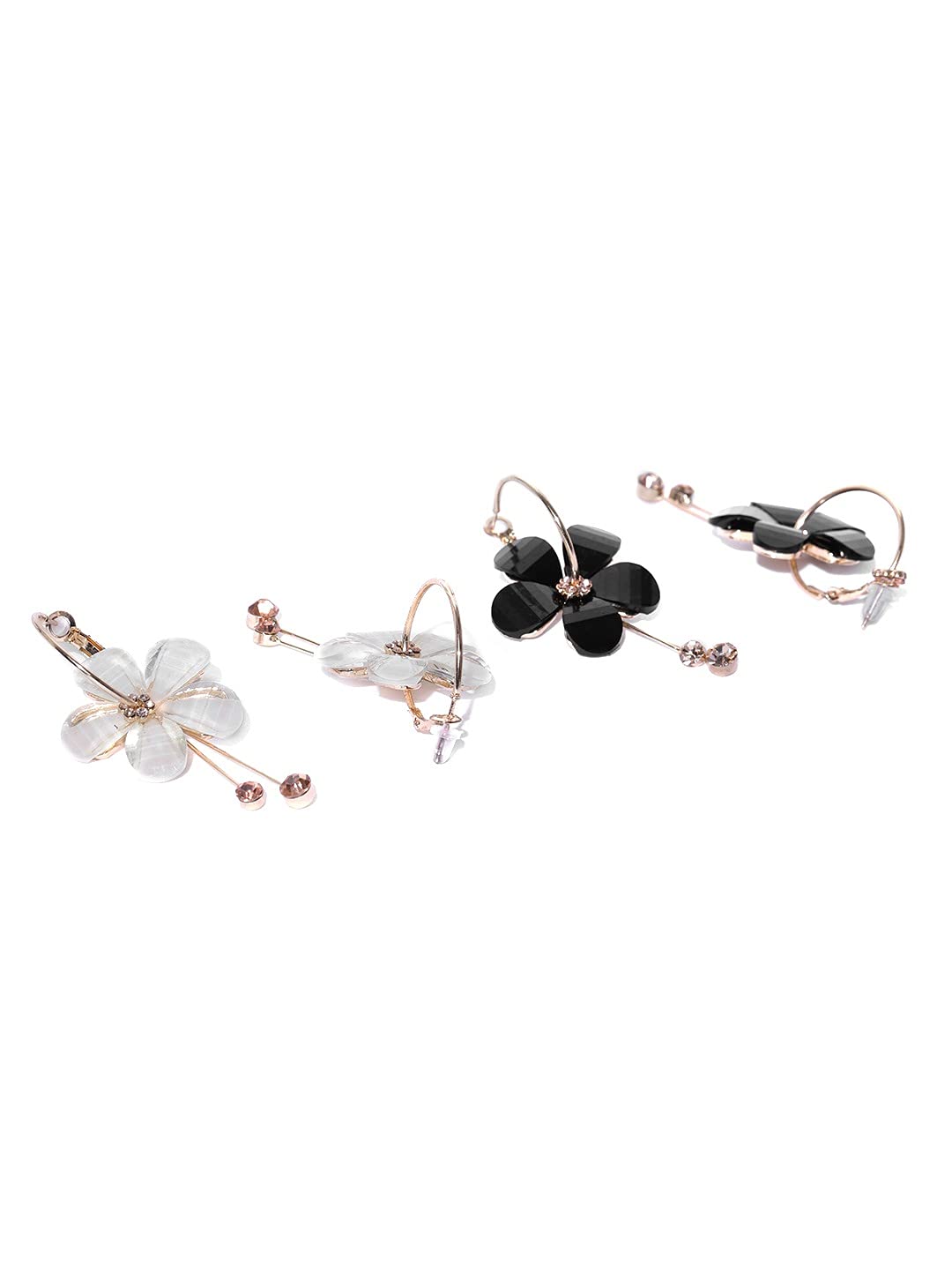 YouBella Jewellery Earings Gold Plated Floral Earrings for Girls and Women