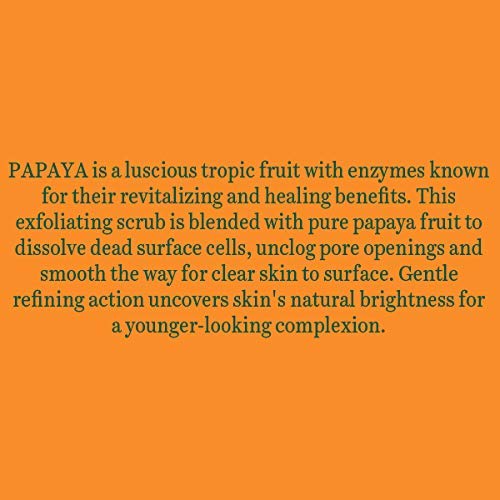 Biotique Papaya Tan Removal Brightening & Revitalizing Face Scrub | Gentle Exfoliation | Smooth and Clear Complexation | 100% Botanical Extracts| Suitable for All Skin Types | 75g