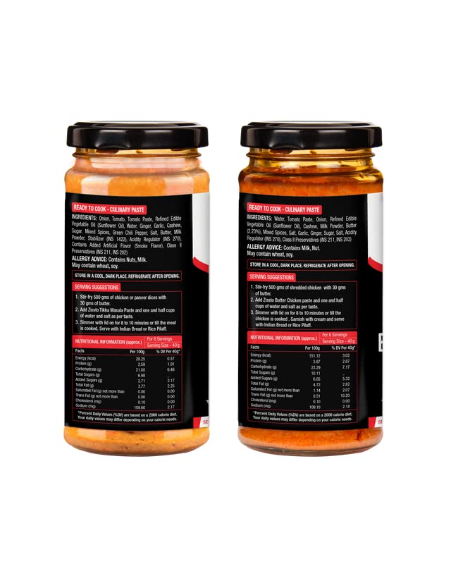 Zissto Tikka Masala Paste | Ready To Cook Mix Gravy | 250gms Serves 6-8 People | All Purpose Gravy Chicken Tikka Masala, Paneer Tikka Masala, Tikka Sandwich, Paneer Kathi Roll