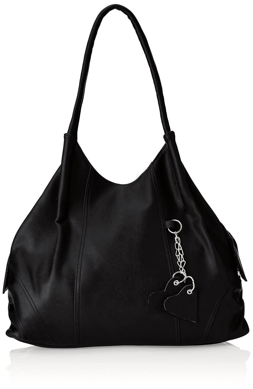 Fostelo Women's Vegan Leather Style Diva Handbag Shoulder Hobo Bag Ladies Purse (Large)