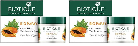 Biotique BIO PAPAYA Revitalizing Tan- Removal scrub 75gm/ 2.65 Fl.Oz