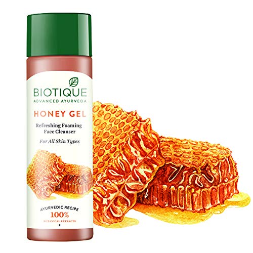 Biotique Bio Apricot Refreshing Body Wash, 190ml And Biotique Bio Honey Gel Refreshing Foaming Face Cleanser, 120ml