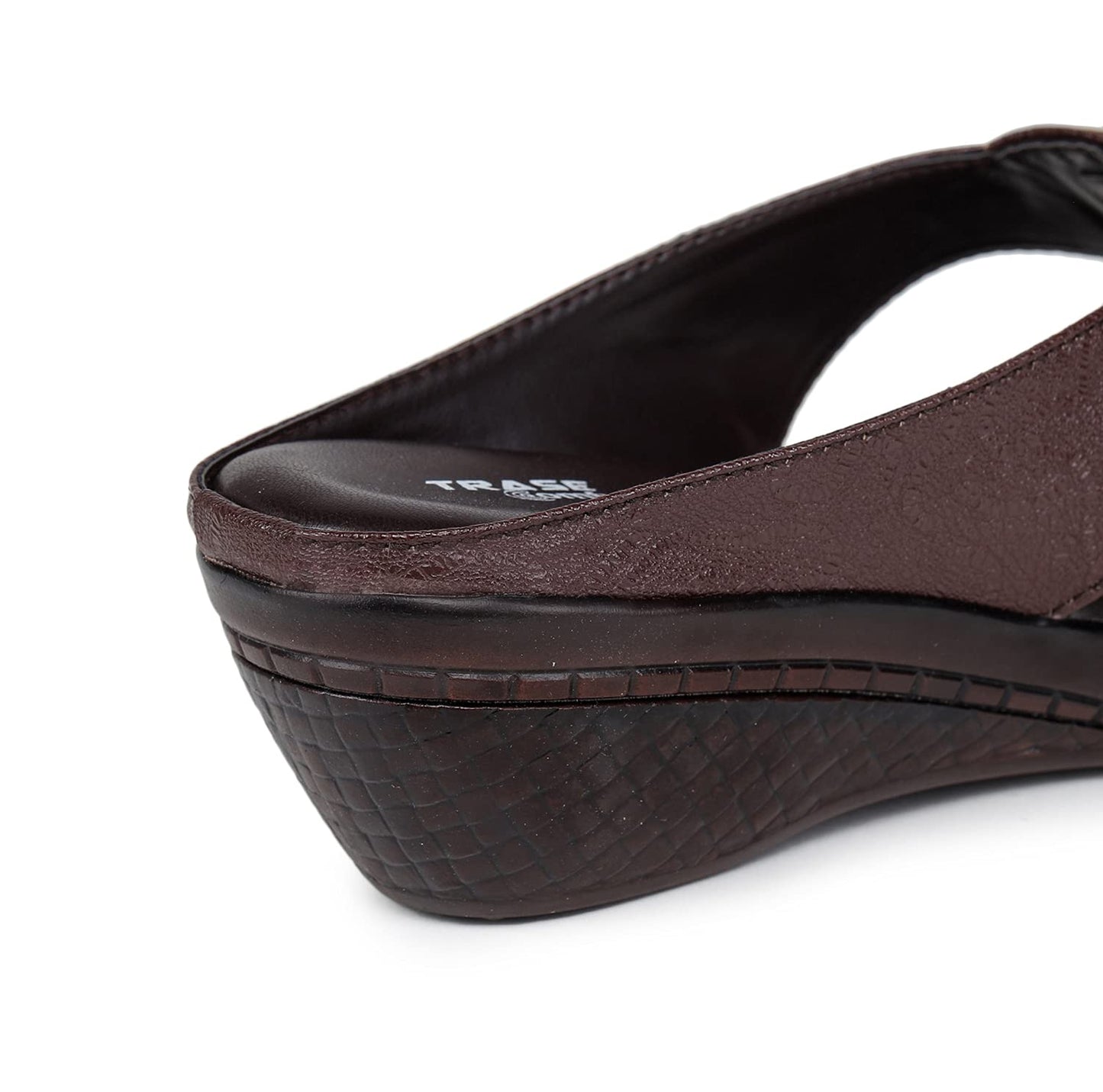 TRASE Women's Fashion Sandal | Faux Leather, Comfortable & Stylish Wedges | Ideal for Casual & Formal Occasions 2 inches heel