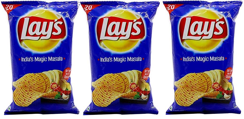 Great Bazaar Lays India's Magic Masala, 52g (6 Pack)