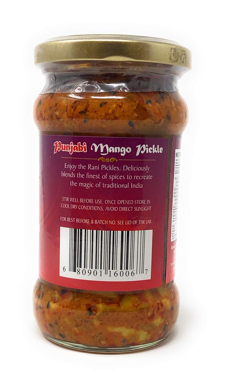 Rani Lime Pickle Hot (Achar, Spicy Indian Relish) 10.5oz (300g) Glass Jar ~ Vegan | Gluten Free | NON-GMO | No Colors | Popular Indian Condiment, Indian Origin