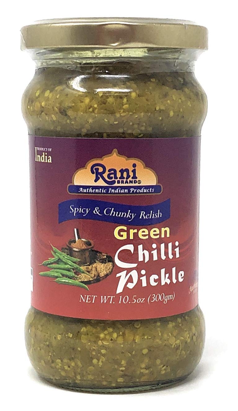 Rani Lime Pickle Hot (Achar, Spicy Indian Relish) 10.5oz (300g) Glass Jar ~ Vegan | Gluten Free | NON-GMO | No Colors | Popular Indian Condiment, Indian Origin