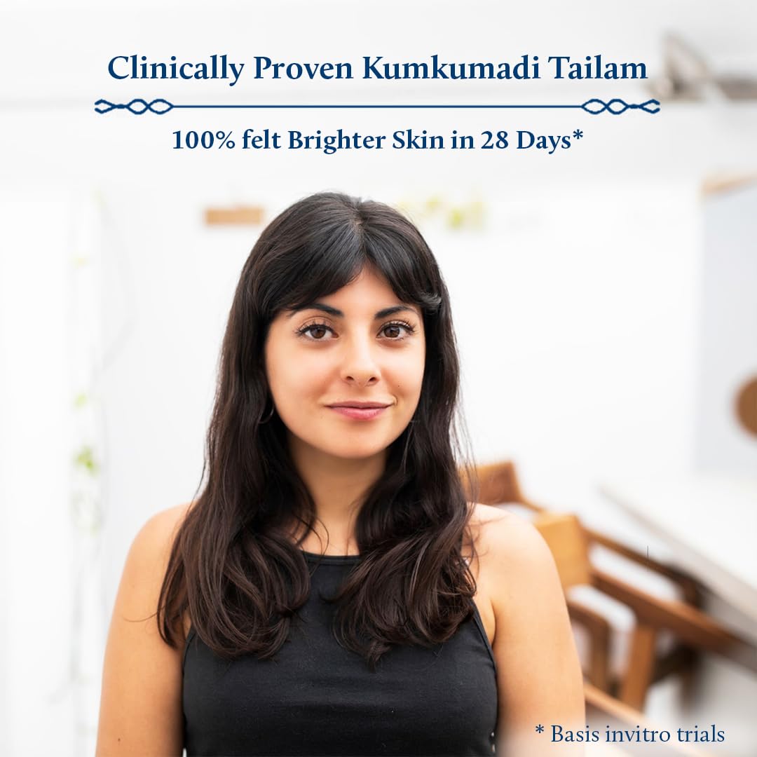 Blue Nectar Kumkumadi Tailam Skin Brightening Face Oil for Glowing Skin, Dull & Damage Skin Repair | Natural Anti Aging Serum | With Plant Based Collagen Booster (26 Herbs, 10 ml)