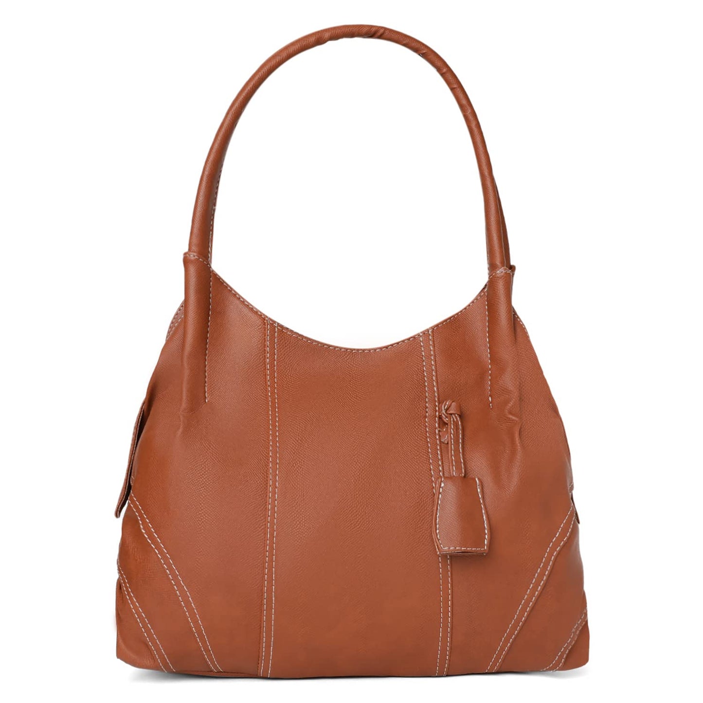 Fostelo Women's Vegan Leather Style Diva Handbag Shoulder Hobo Bag Ladies Purse (Large)