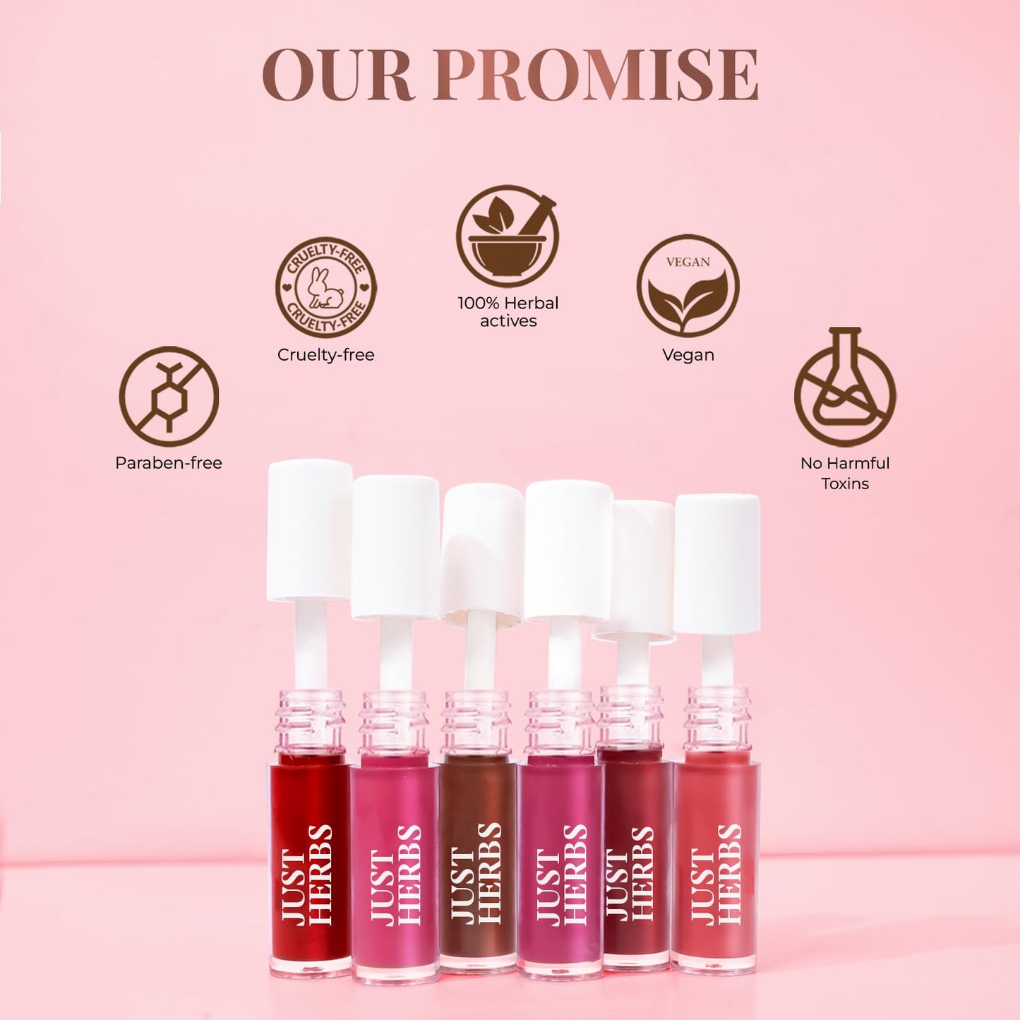 Organic Liquid Lipstick Kit Set of 5, Hydrating & Lightweight Lip Color - Paraben & Silicon Free - 1.6 fl oz. (Deeps & Reds)
