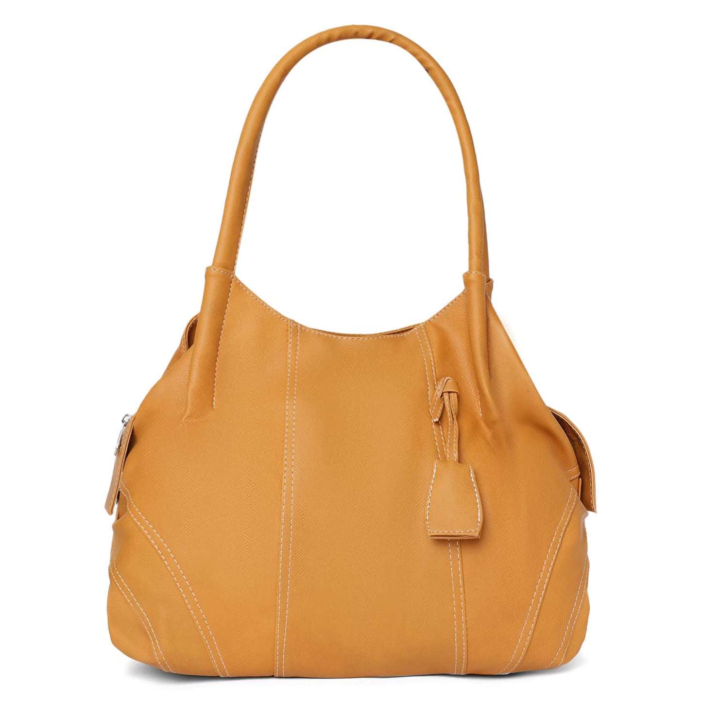 Fostelo Women's Vegan Leather Style Diva Handbag Shoulder Hobo Bag Ladies Purse (Large)