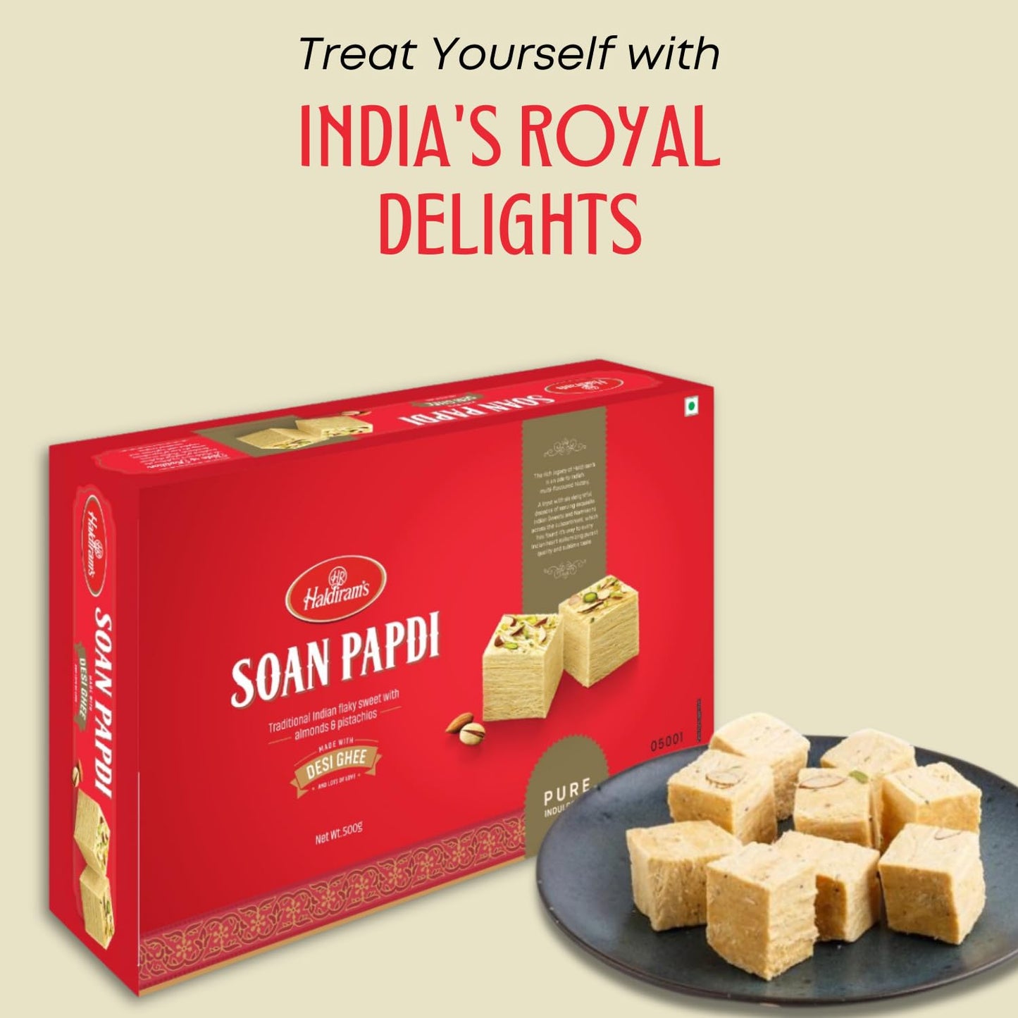 Haldirams Haldiram's Soan Papdi 500G