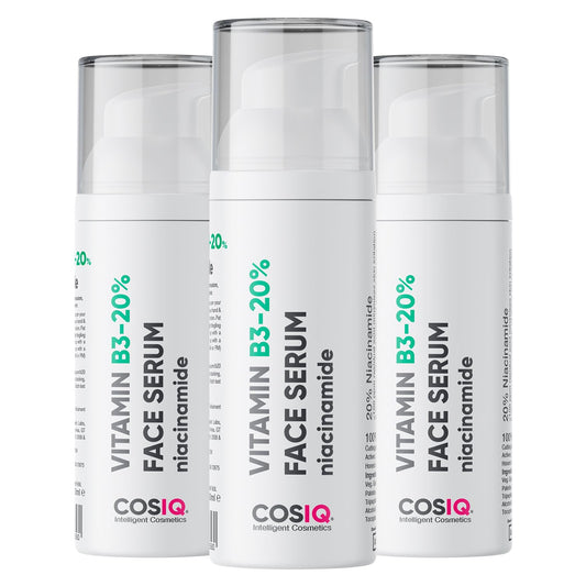 Cos-IQ 5% Niacinamide Face Serum for Clear Glowing Skin, Reduces Dullness, Hydrates & Repairs Skin with Vit B3 & Hyaluronic Acid, Day & Night Serum | For Women & Men | 30ml