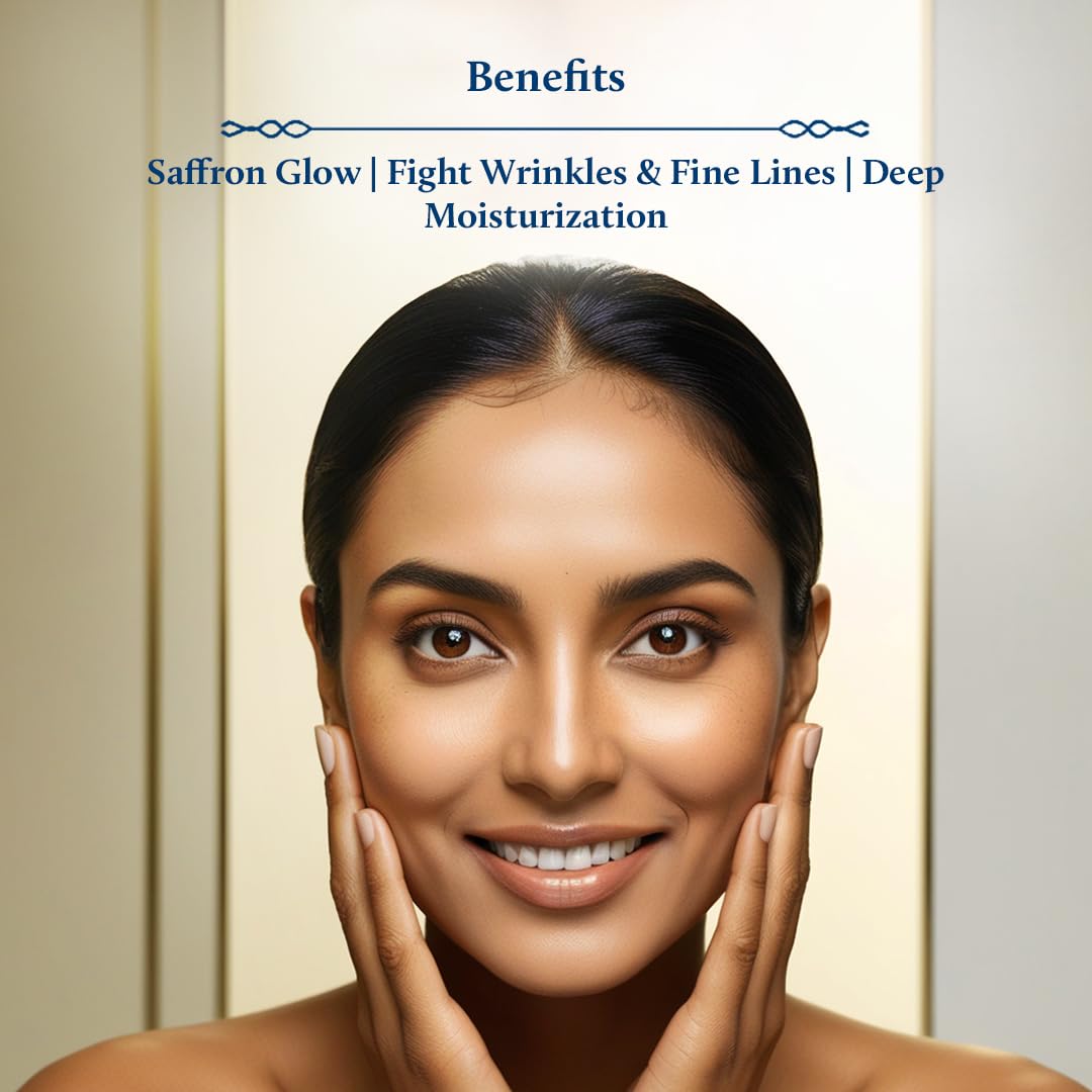 Blue Nectar Ayurvedic Anti Aging Cream For Women For Collagen Boost And Deep Moisturizer For Face Naturally Skin Firming Face Cream (14 Herbs 50g)
