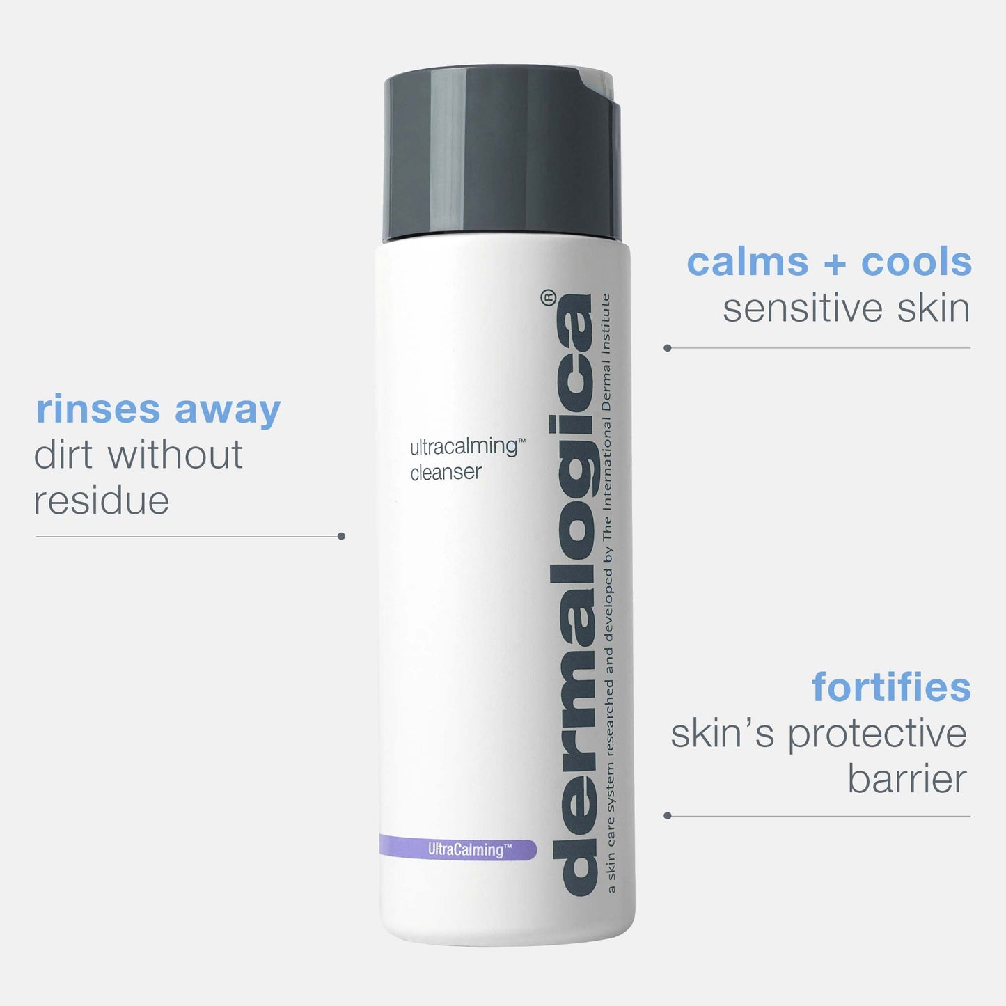 Dermalogica Ultracalming Cleanser, Gentle Face Wash for Sensitive Skin - Calms and Cools Redness and Discomfort, PH balanced, Non- Foaming, Gel - Cream Type