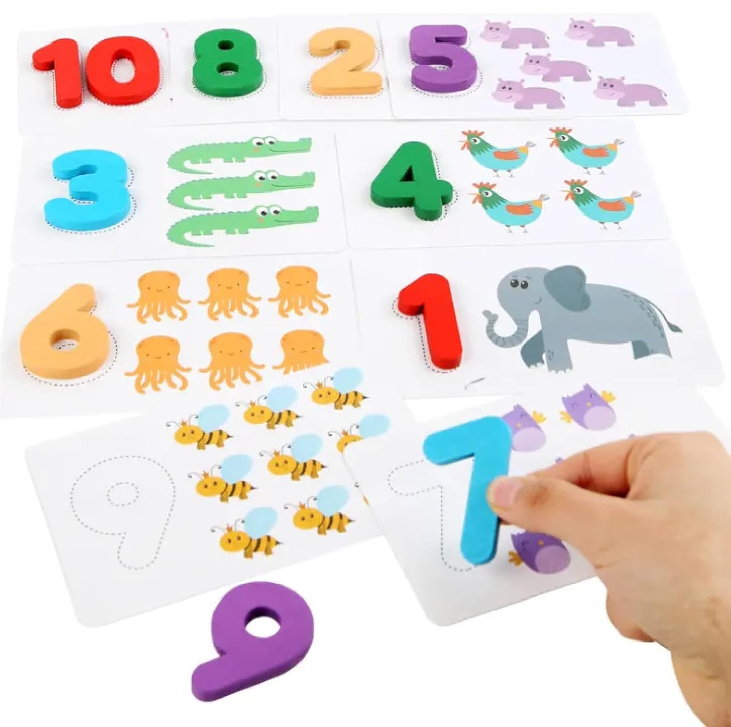 Chocozone Wooden Learning Educational Game Board for Kids, Puzzle Toys for 2 Years Old Boys & Girls (Alphabets, Numbers & Shapes)