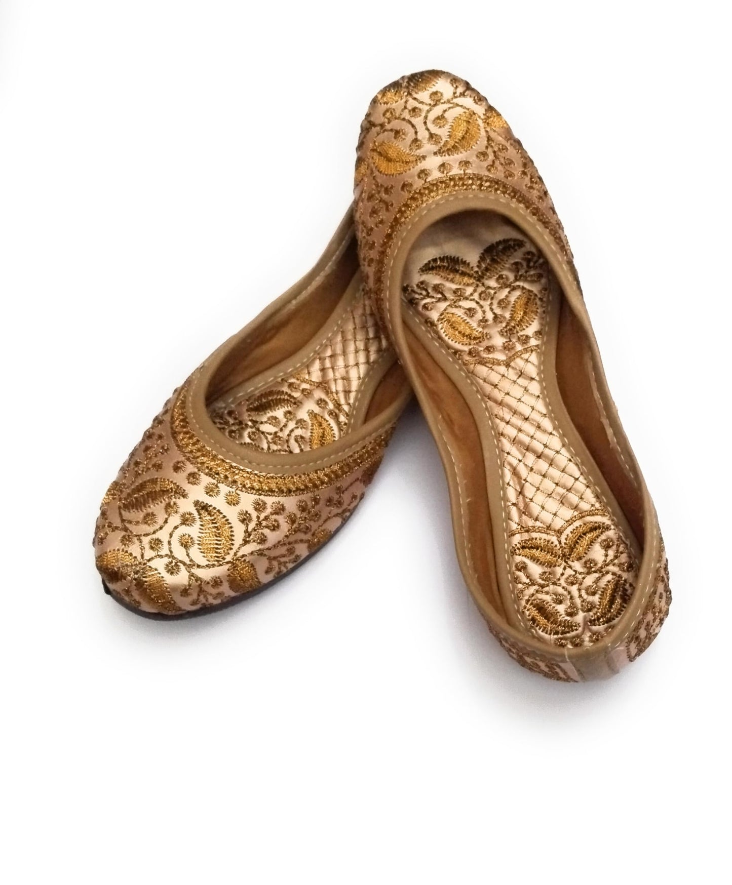 NIHARIKA Women’s Embroidered Rajasthani Mojari's Women Ethnic Footwear Mojari/Punjabi Jutti