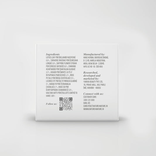 Nature4Nature Quick Enhance Face Cleanser | With Lotus & Vetiver | For Fresh & Glowing Skin, Deep Cleanses | Dirt Removal | For Normal, Dry & Oil Skin | Paraben Free | 75 g