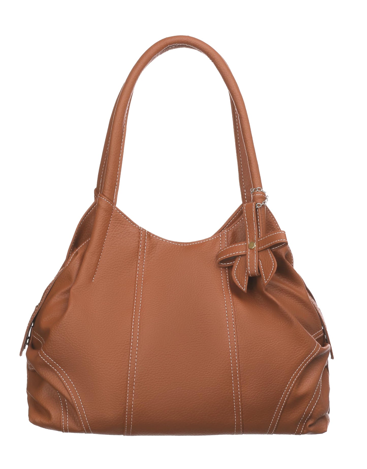 Fostelo Women's Vegan Leather Style Diva Handbag Shoulder Hobo Bag Ladies Purse (Large)