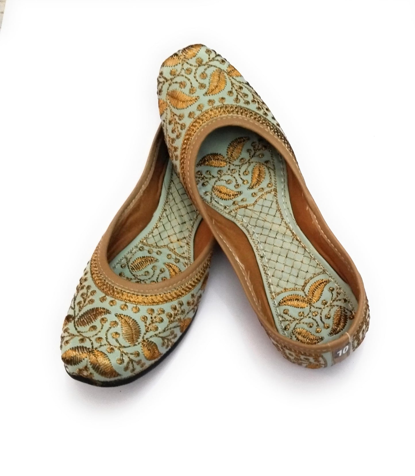 NIHARIKA Women’s Embroidered Rajasthani Mojari's Women Ethnic Footwear Mojari/Punjabi Jutti
