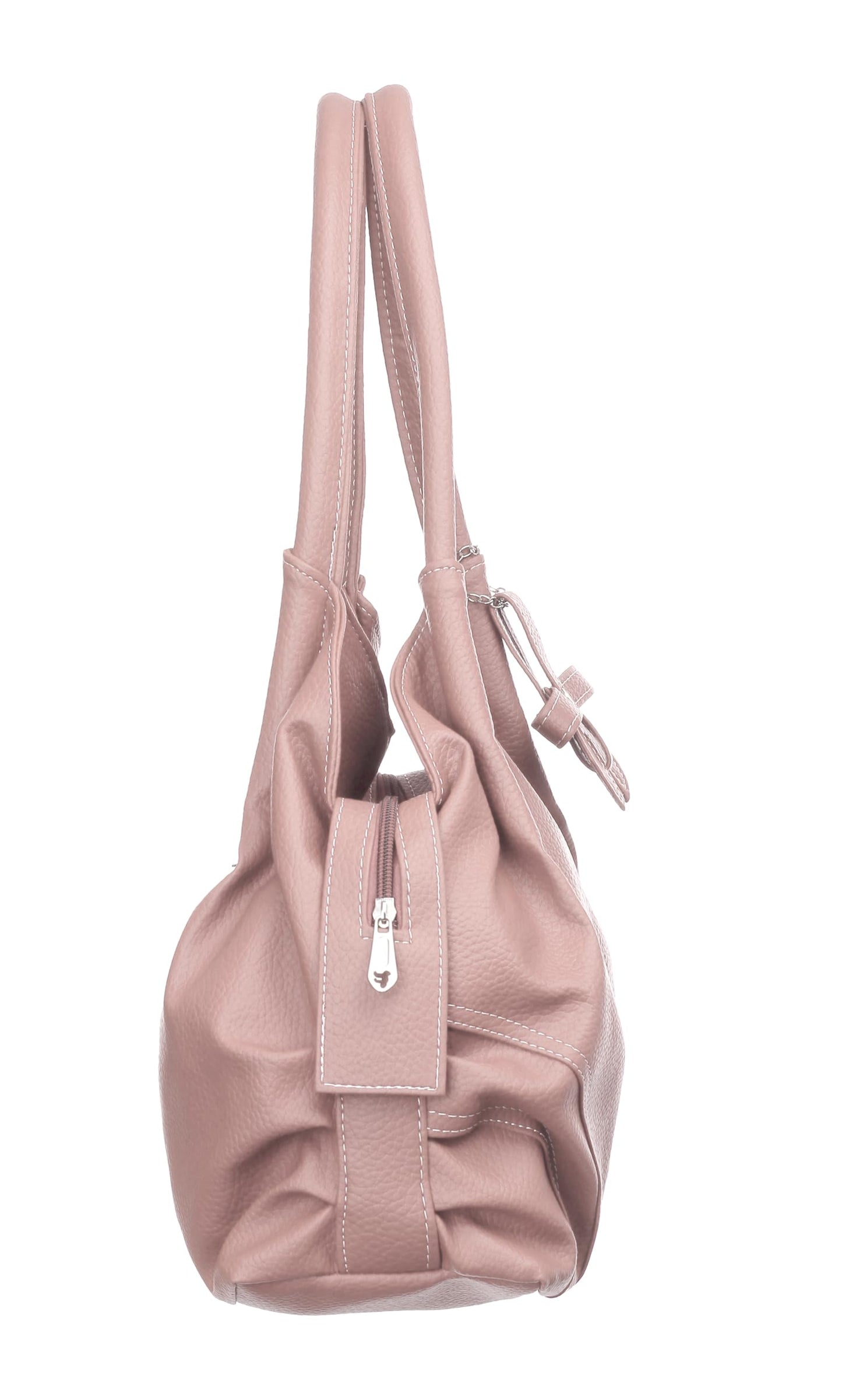 Fostelo Women's Vegan Leather Style Diva Handbag Shoulder Hobo Bag Ladies Purse (Large)