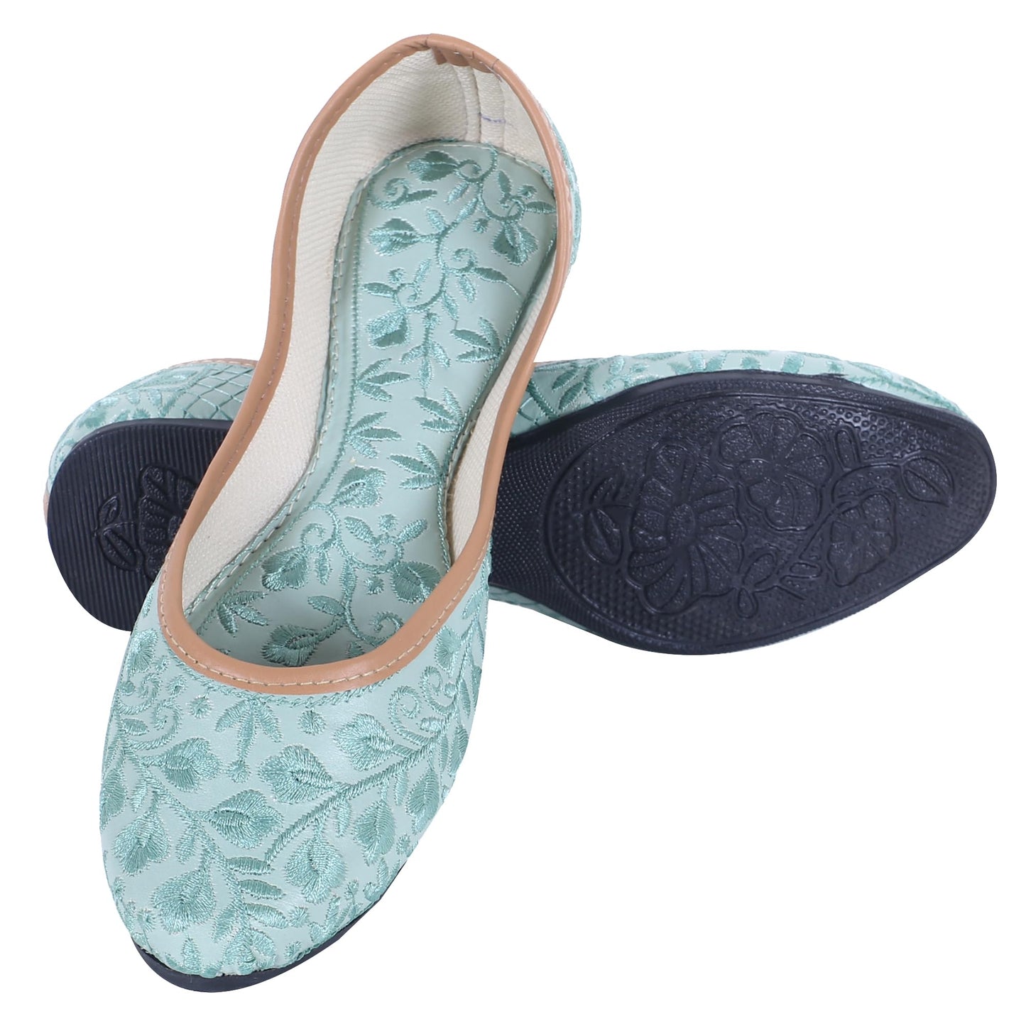 DFR Woman Embroidered Punjabi Mojari Jutti Juti for Women Shoe