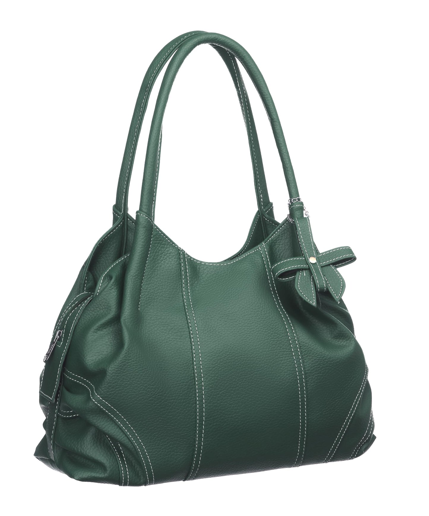Fostelo Women's Vegan Leather Style Diva Handbag Shoulder Hobo Bag Ladies Purse (Large)