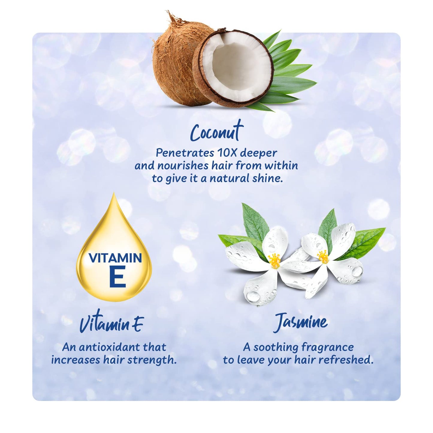 Parachute Advansed Jasmine Enriched Coconut Hair Oil with Vitamin-E | For Scalp Nourishment| Stronger, Softer, Silkier Hair | Indian Hair Oil | All Hair Types| 10.1 Fl.oz
