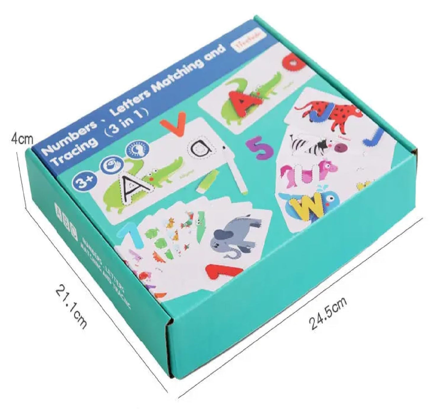 Chocozone Wooden Learning Educational Game Board for Kids, Puzzle Toys for 2 Years Old Boys & Girls (Alphabets, Numbers & Shapes)