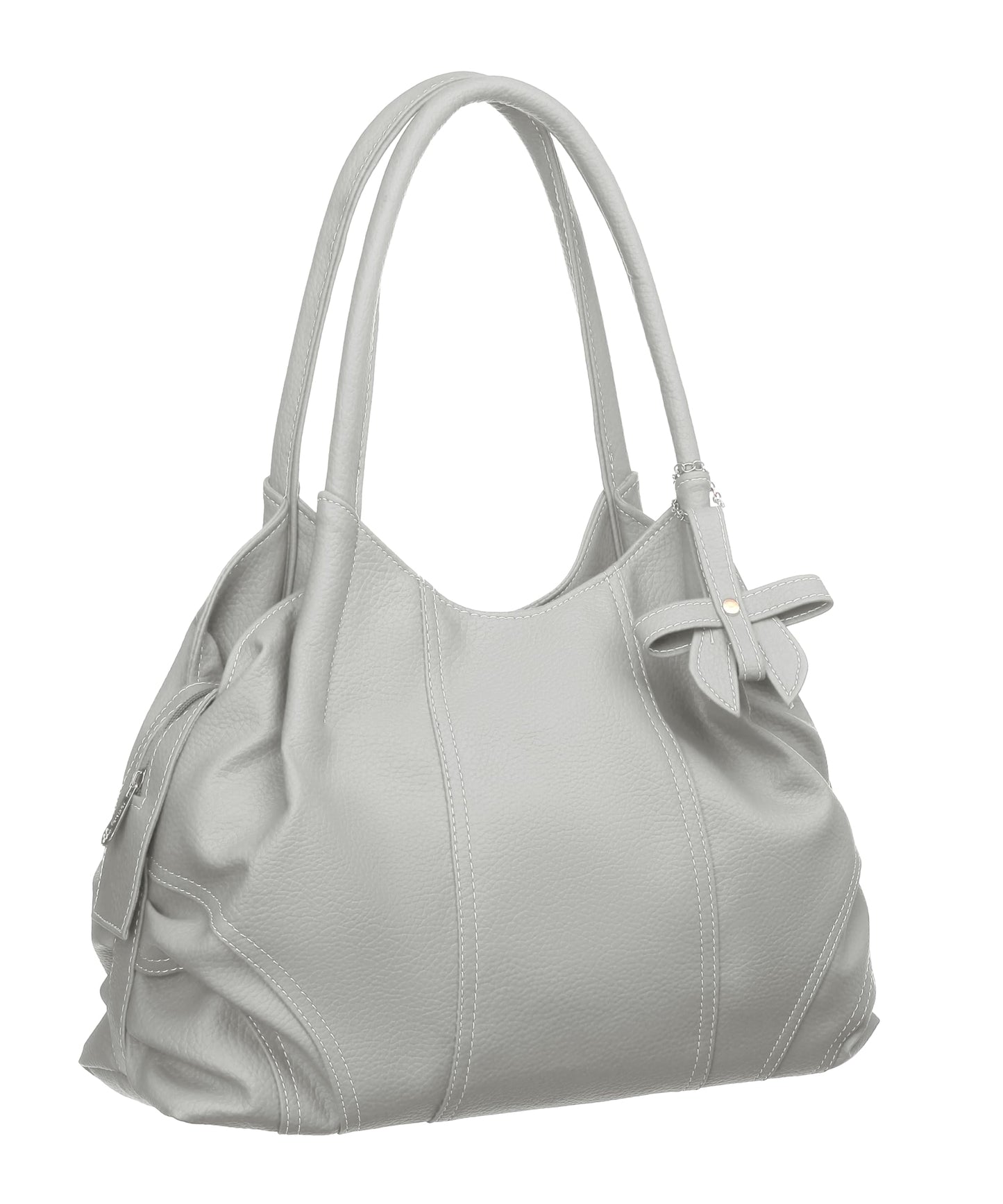 Fostelo Women's Vegan Leather Style Diva Handbag Shoulder Hobo Bag Ladies Purse (Large)