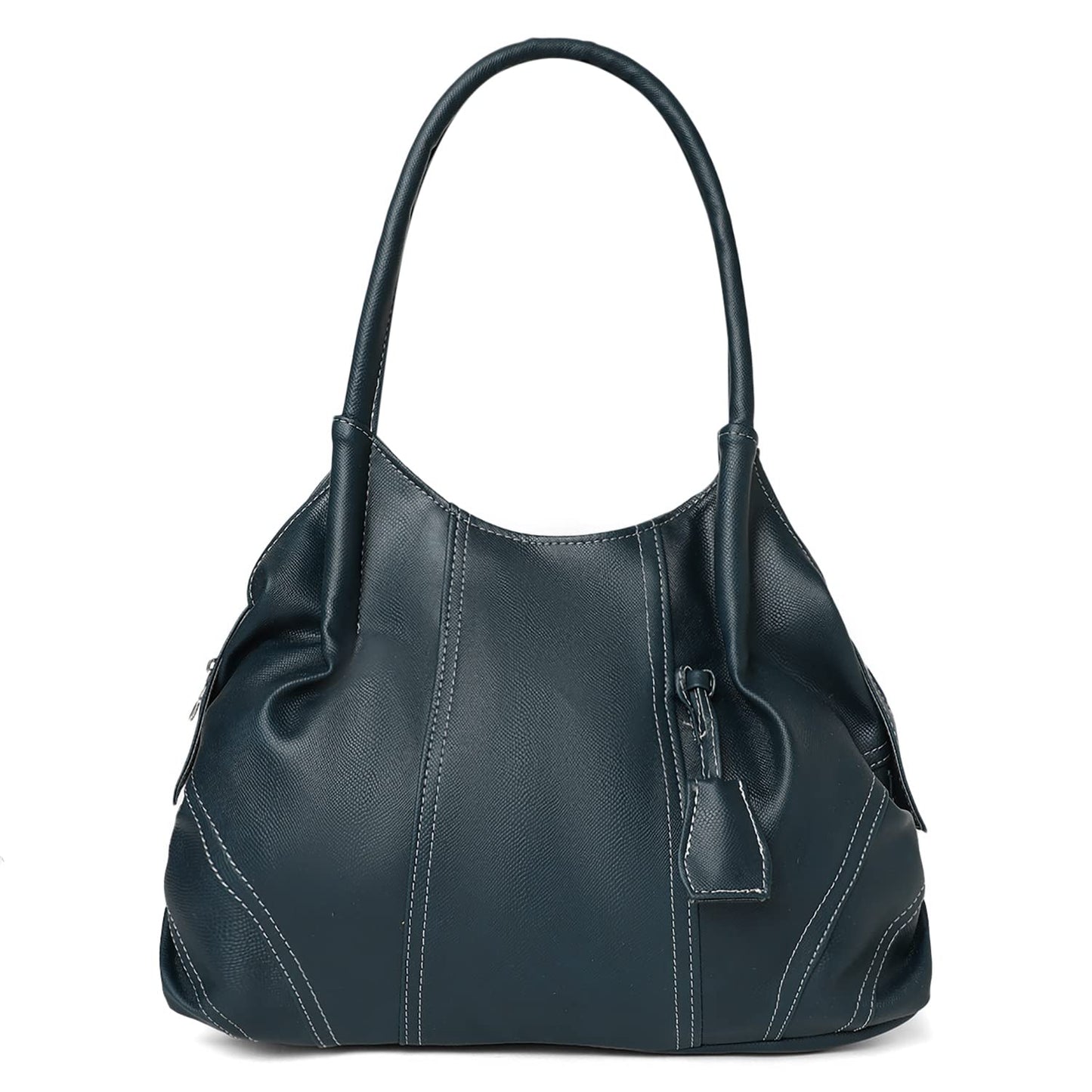 Fostelo Women's Vegan Leather Style Diva Handbag Shoulder Hobo Bag Ladies Purse (Large)