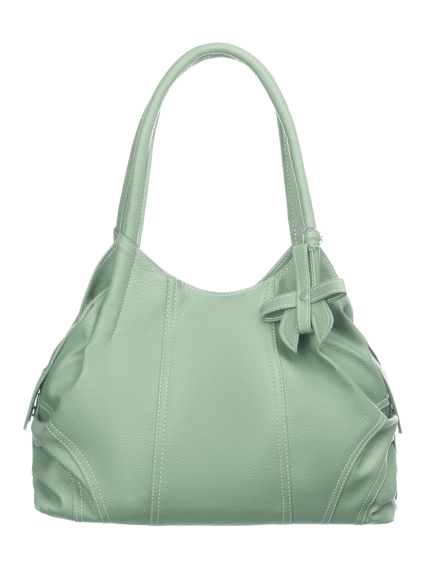 Fostelo Women's Vegan Leather Style Diva Handbag Shoulder Hobo Bag Ladies Purse (Large)