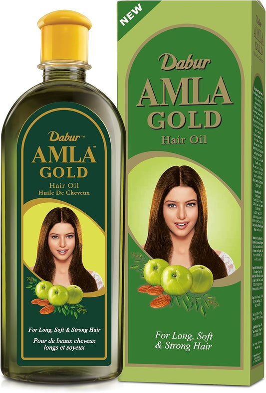 Vatika Naturals Amla Hair Oil – Nourishing Herbal Hair Oil for Stronger, Thicker & Shinier Hair – Enriched with Amla Extracts to Reduce Hair Fall, Strengthen Roots & Promote Healthy Growth – 300ml