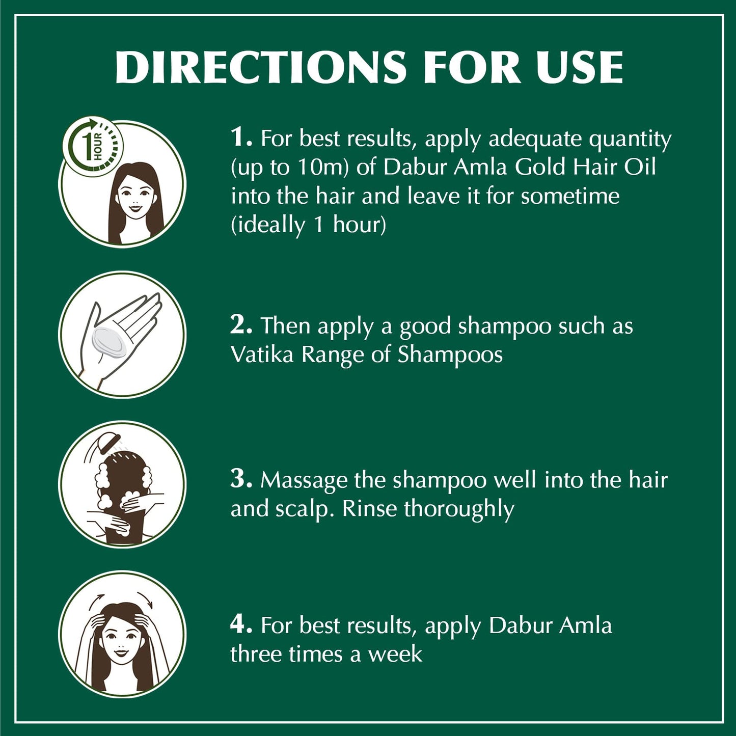 Vatika Naturals Amla Hair Oil – Nourishing Herbal Hair Oil for Stronger, Thicker & Shinier Hair – Enriched with Amla Extracts to Reduce Hair Fall, Strengthen Roots & Promote Healthy Growth – 300ml