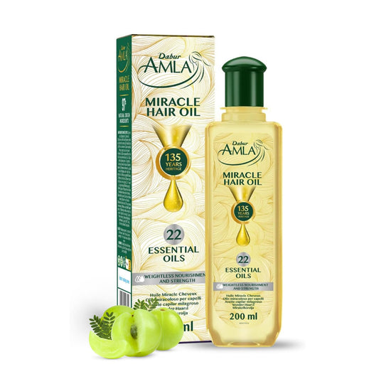 Dabur Amla Hair Oil - Nourishing Indian Oil for Men & Women, for Healthy, Moisturized Hair and Scalp (300ml)