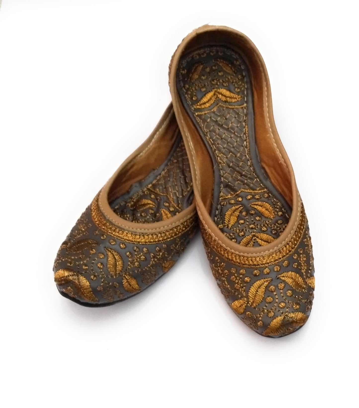 NIHARIKA Women’s Embroidered Rajasthani Mojari's Women Ethnic Footwear Mojari/Punjabi Jutti