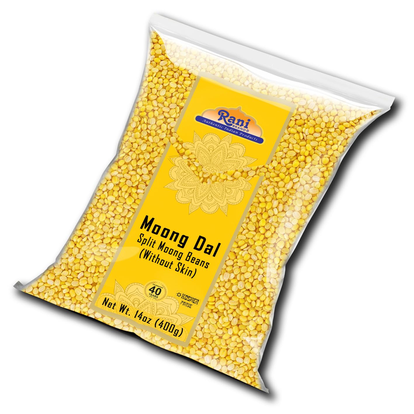 Rani Moong Whole (Ideal for cooking & sprouting, Whole Mung Beans with skin) Lentils Indian 64oz (4lbs) 1.81kg Bulk ~ All Natural | Gluten Friendly | Non-GMO | Kosher | Vegan | Indian Origin