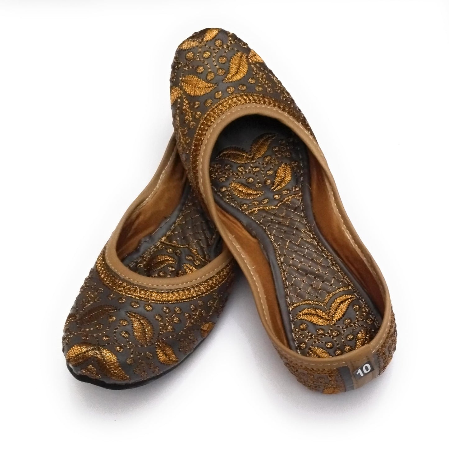 NIHARIKA Women’s Embroidered Rajasthani Mojari's Women Ethnic Footwear Mojari/Punjabi Jutti