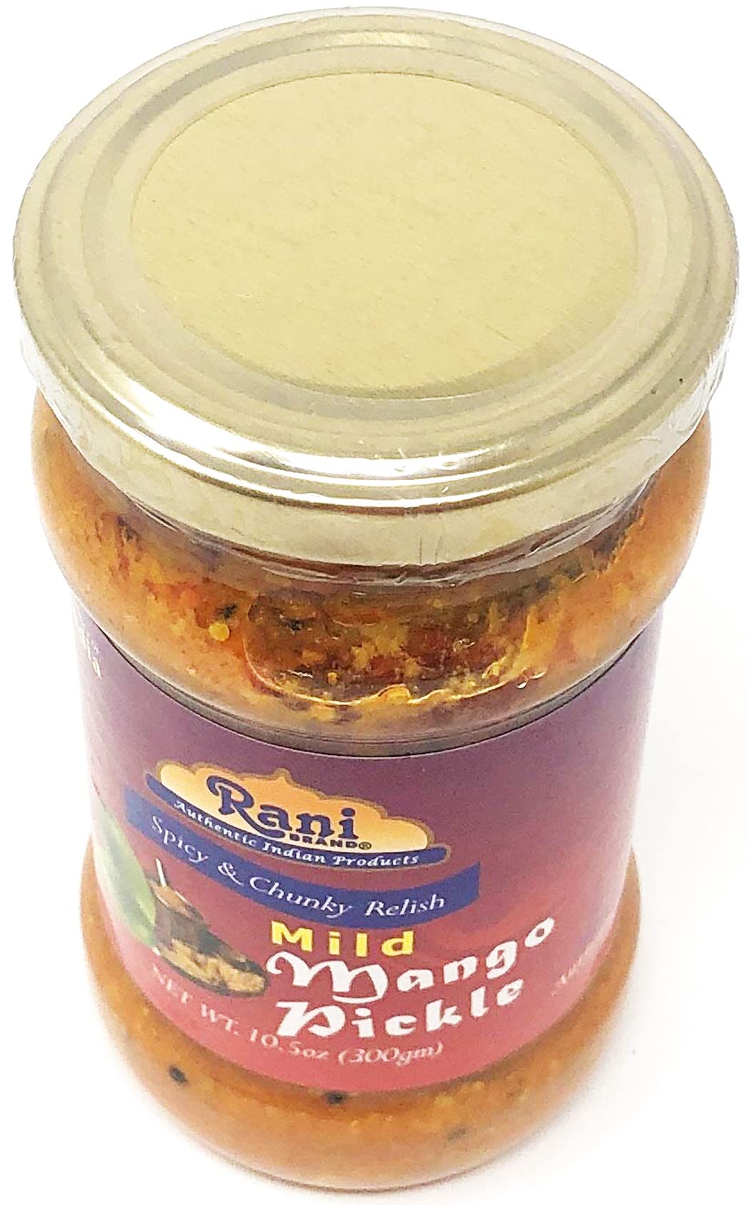 Rani Lime Pickle Hot (Achar, Spicy Indian Relish) 10.5oz (300g) Glass Jar ~ Vegan | Gluten Free | NON-GMO | No Colors | Popular Indian Condiment, Indian Origin