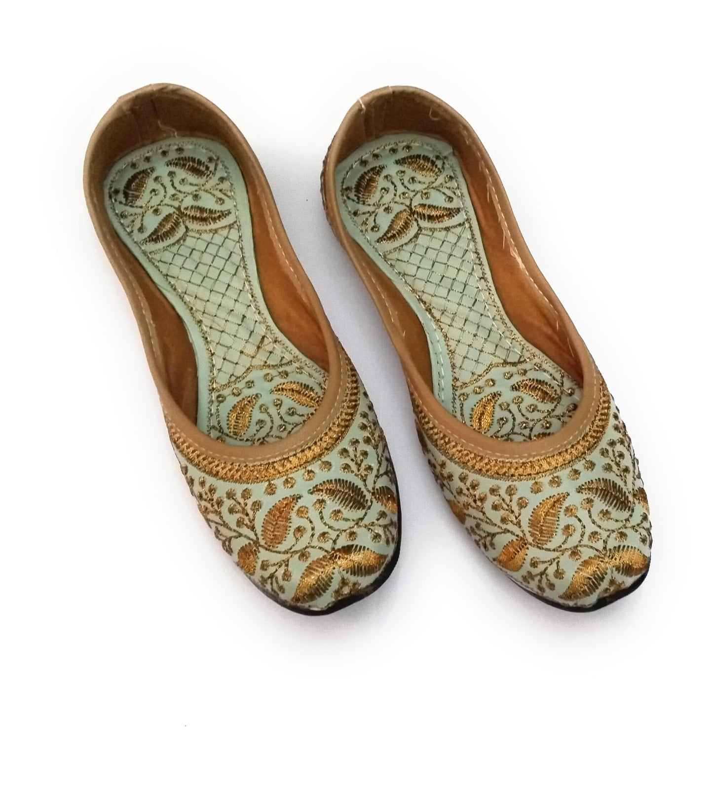 NIHARIKA Women’s Embroidered Rajasthani Mojari's Women Ethnic Footwear Mojari/Punjabi Jutti