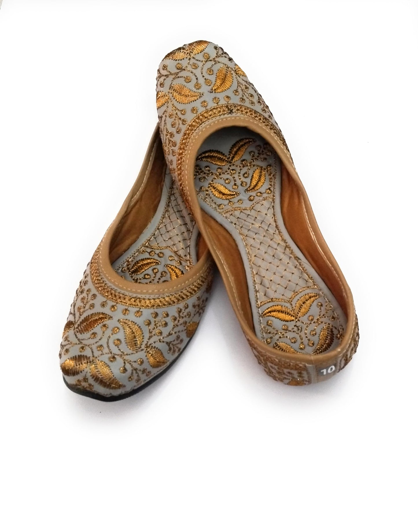 NIHARIKA Women’s Embroidered Rajasthani Mojari's Women Ethnic Footwear Mojari/Punjabi Jutti