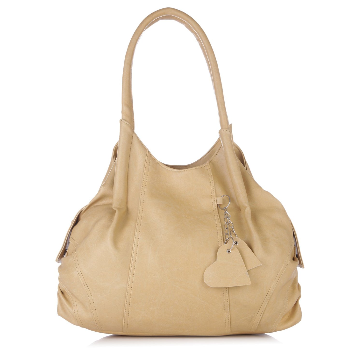 Fostelo Women's Vegan Leather Style Diva Handbag Shoulder Hobo Bag Ladies Purse (Large)