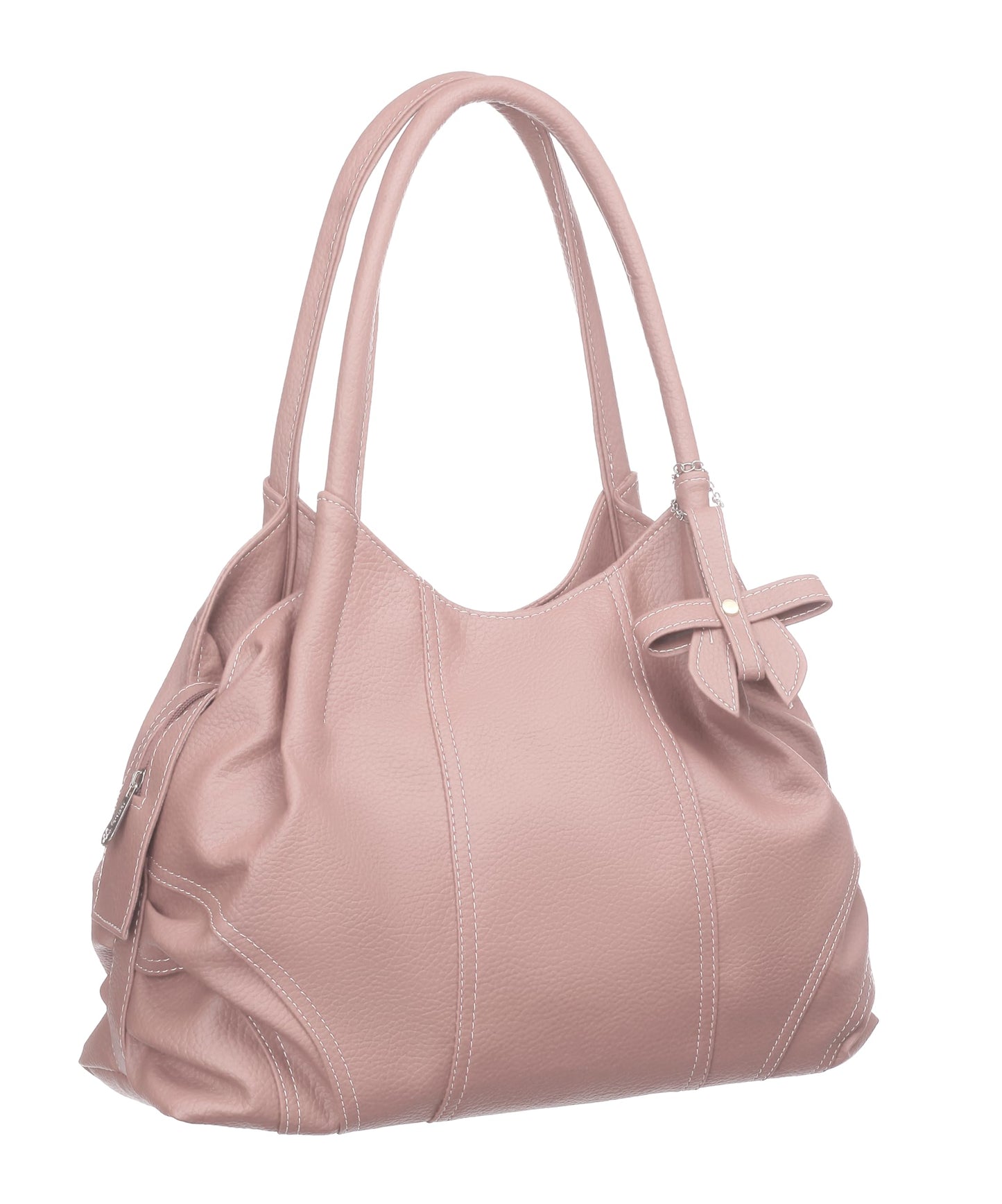 Fostelo Women's Vegan Leather Style Diva Handbag Shoulder Hobo Bag Ladies Purse (Large)