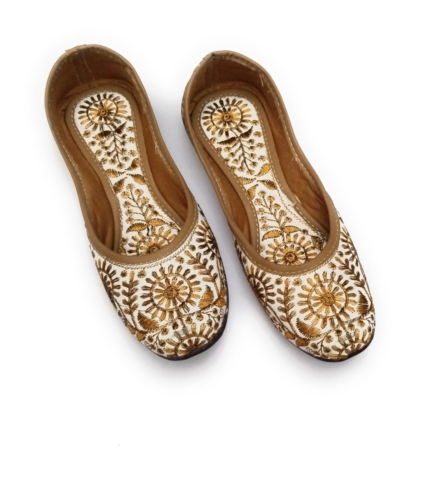 NIHARIKA Women’s Embroidered Rajasthani Mojari's Women Ethnic Footwear Mojari/Punjabi Jutti