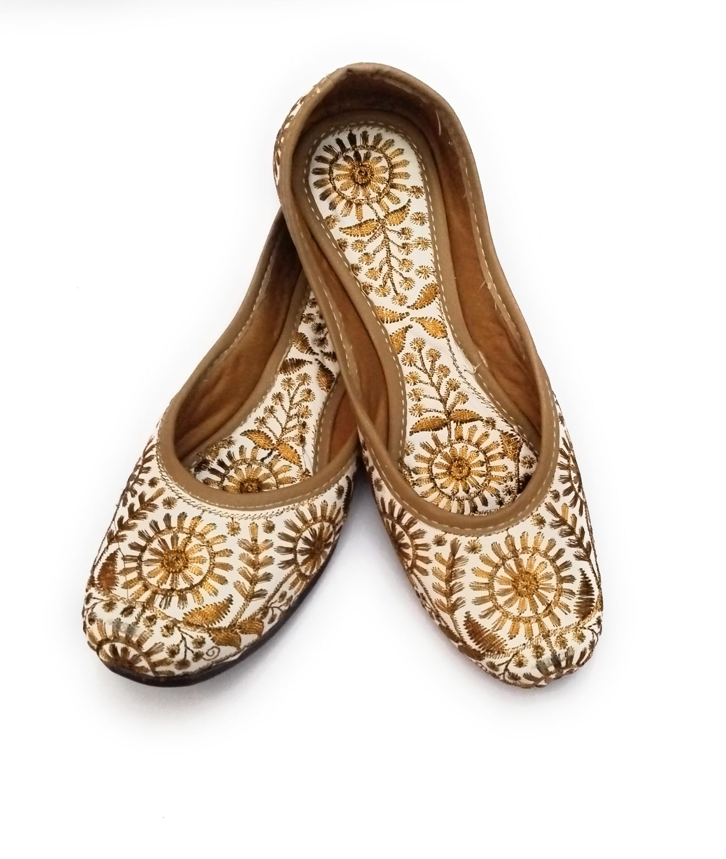 NIHARIKA Women’s Embroidered Rajasthani Mojari's Women Ethnic Footwear Mojari/Punjabi Jutti