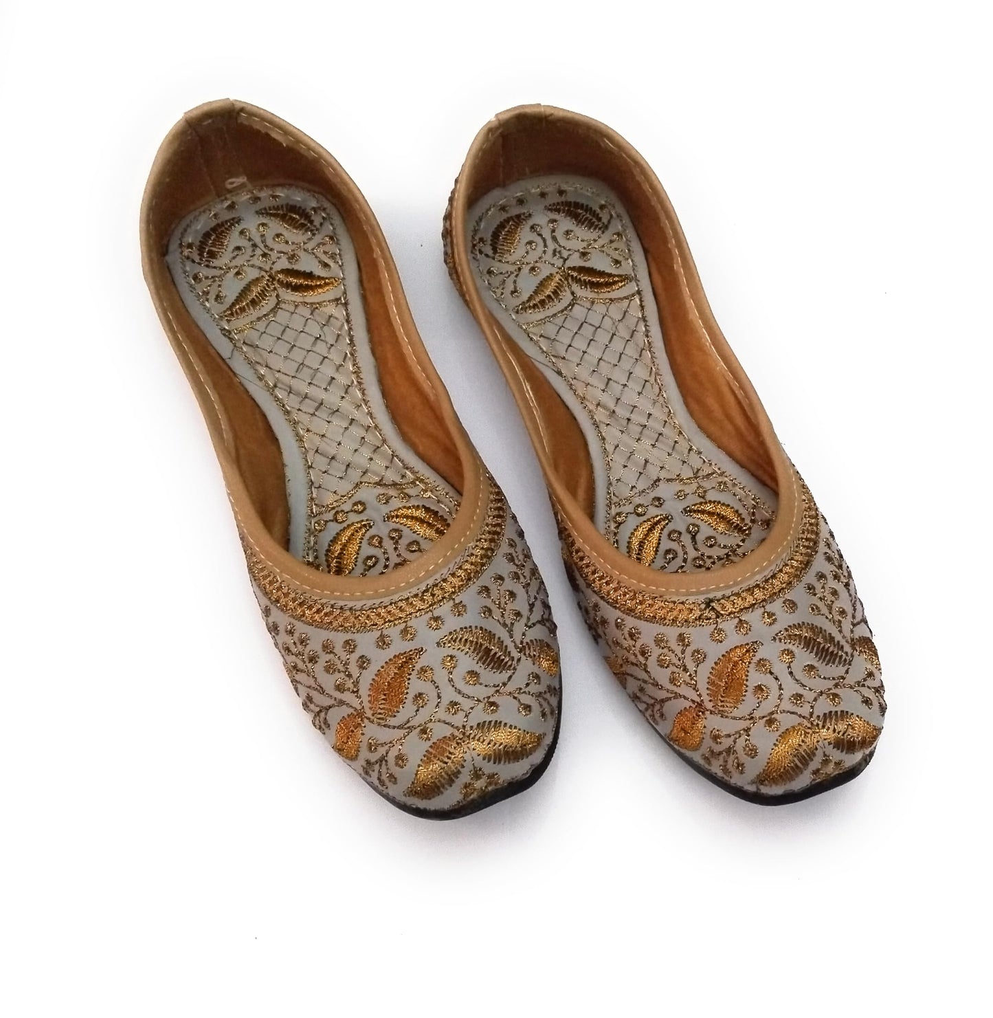 NIHARIKA Women’s Embroidered Rajasthani Mojari's Women Ethnic Footwear Mojari/Punjabi Jutti