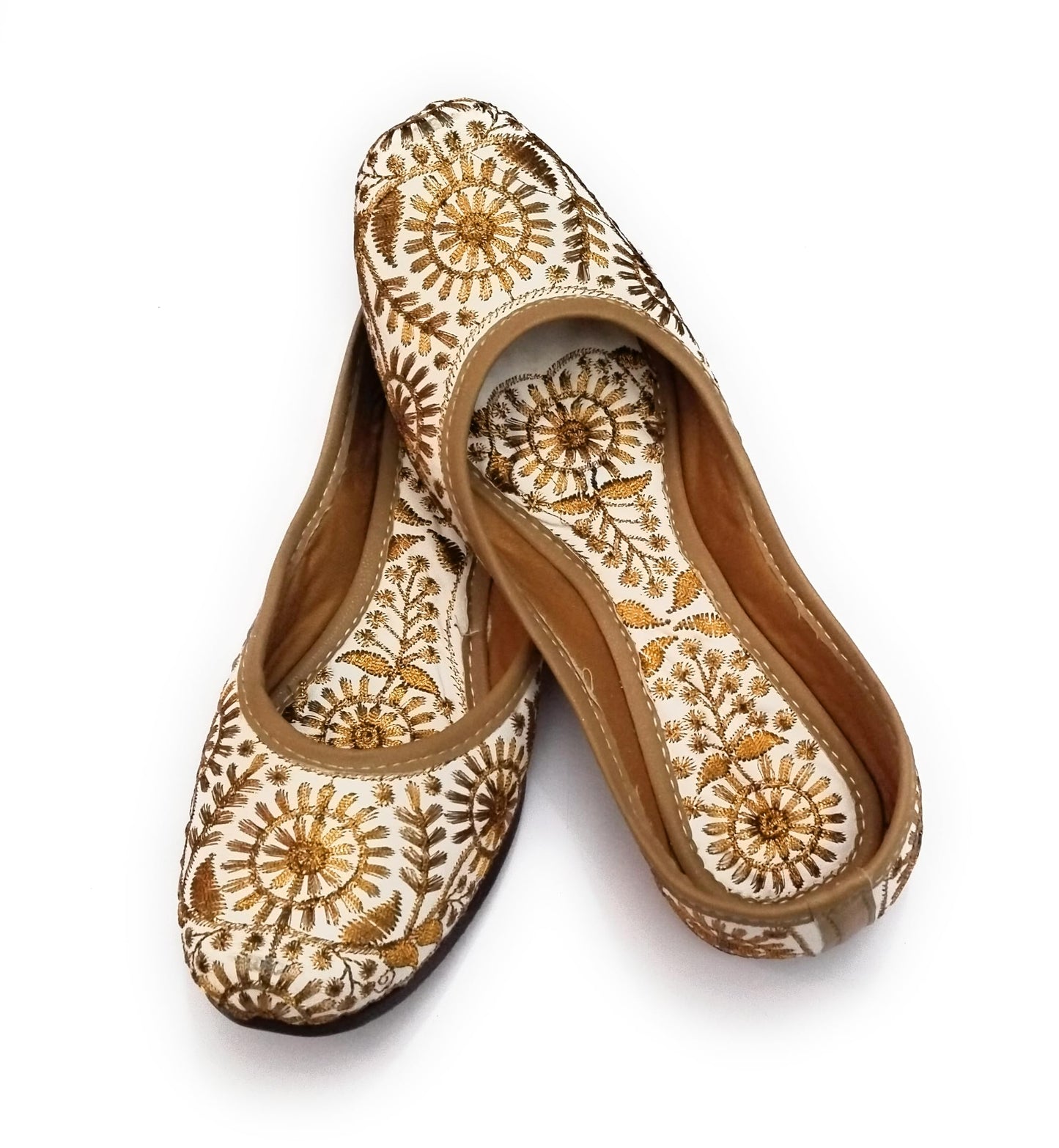 NIHARIKA Women’s Embroidered Rajasthani Mojari's Women Ethnic Footwear Mojari/Punjabi Jutti