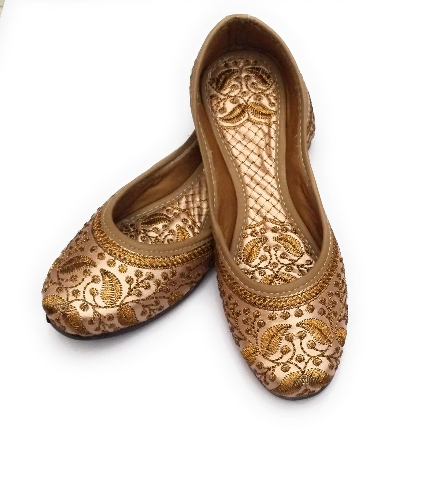 NIHARIKA Women’s Embroidered Rajasthani Mojari's Women Ethnic Footwear Mojari/Punjabi Jutti