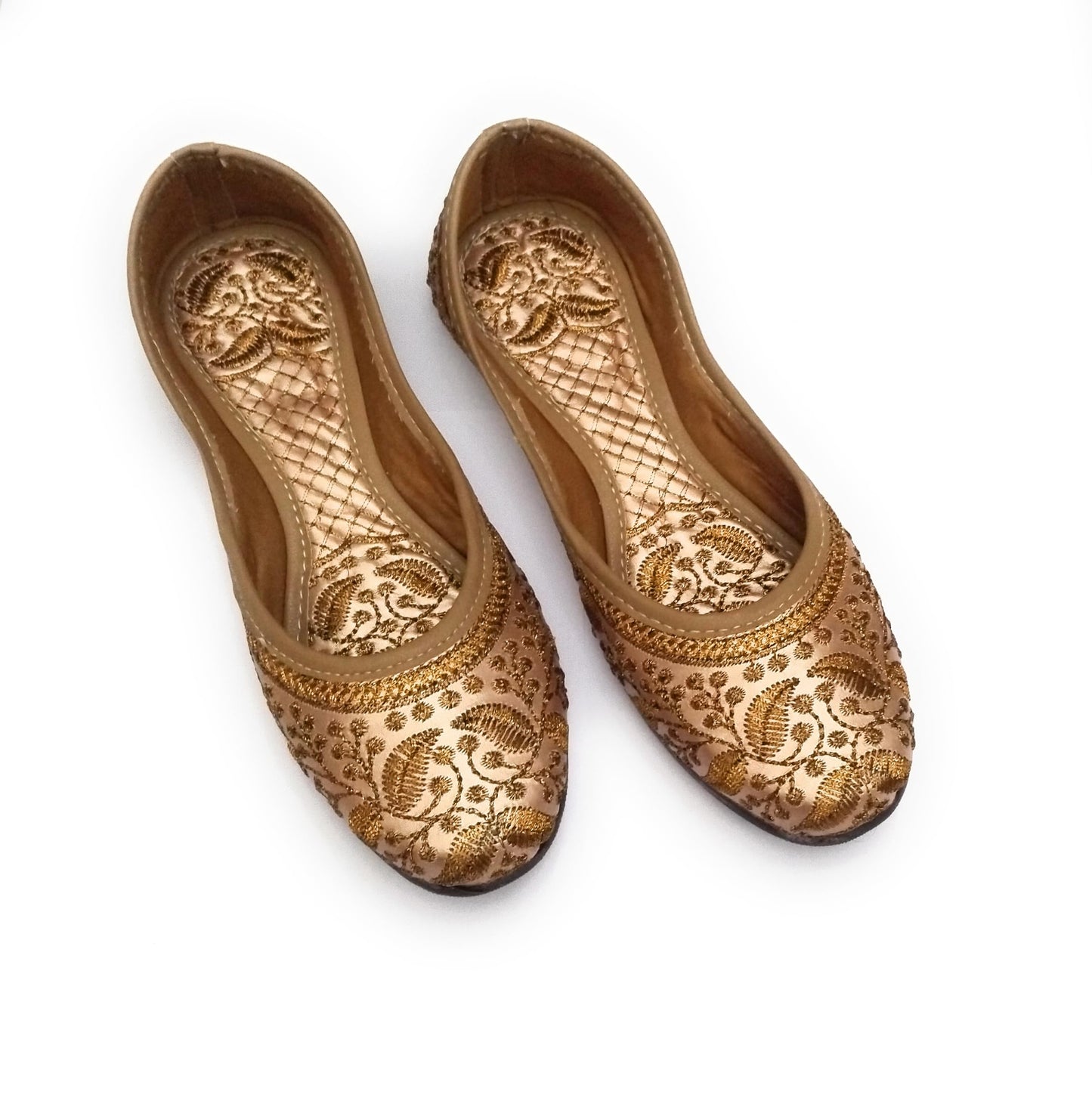NIHARIKA Women’s Embroidered Rajasthani Mojari's Women Ethnic Footwear Mojari/Punjabi Jutti