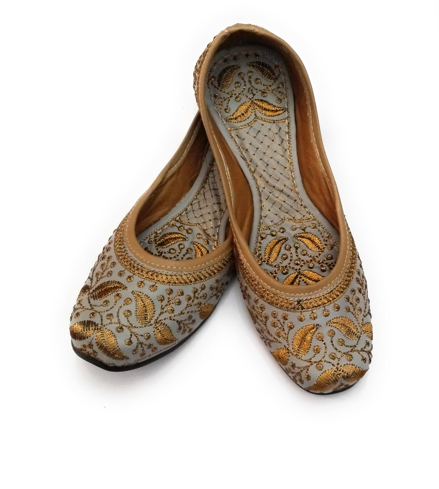 NIHARIKA Women’s Embroidered Rajasthani Mojari's Women Ethnic Footwear Mojari/Punjabi Jutti