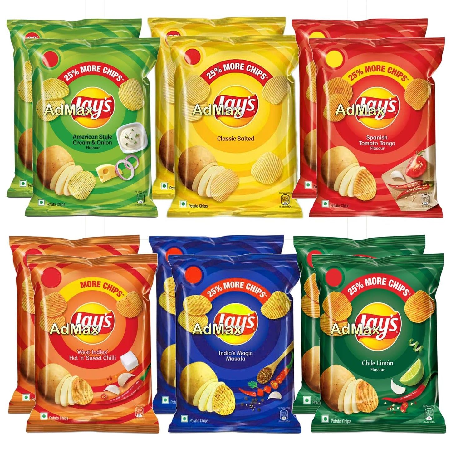Exotic World Indian Snacks Box Party Mix Combo 2